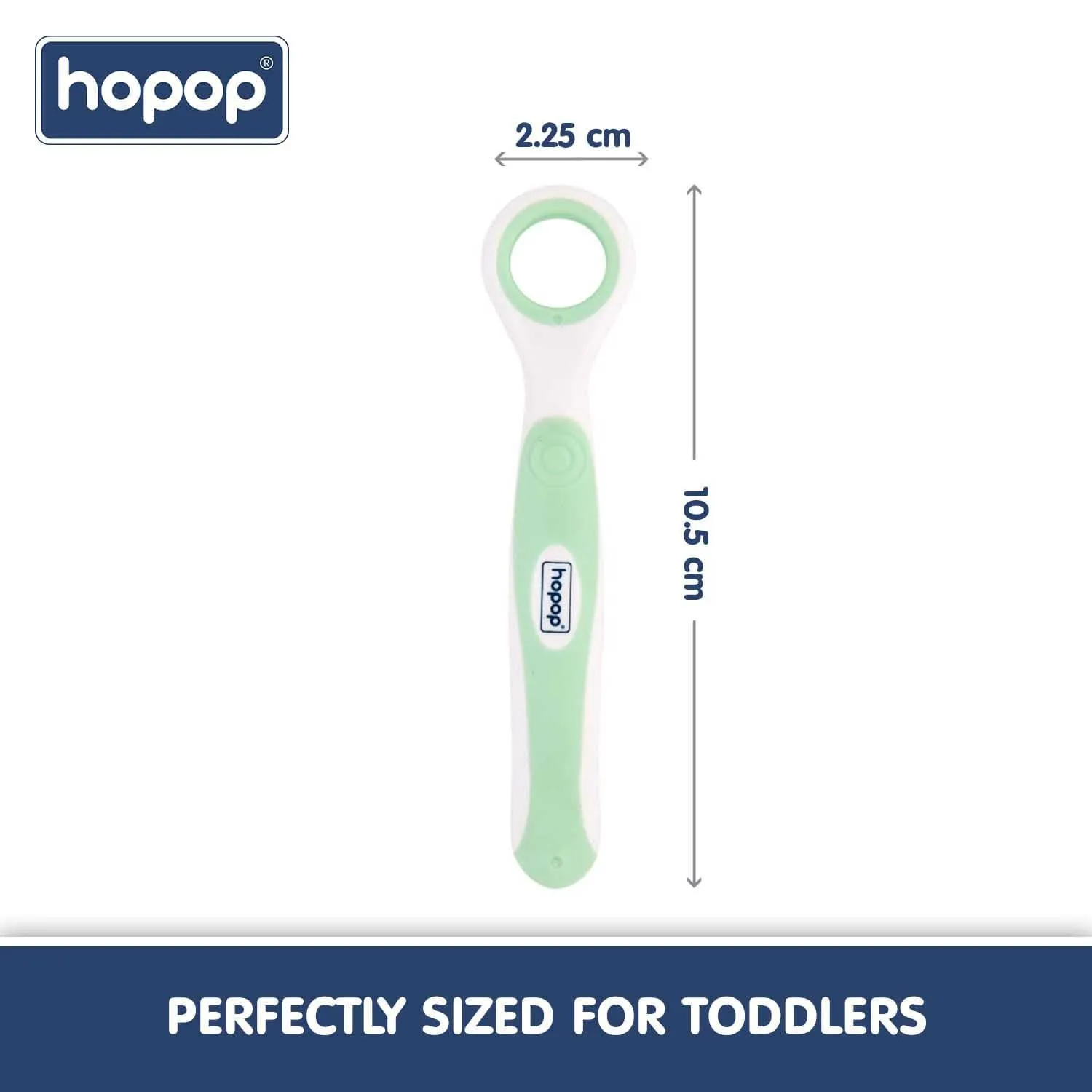 HOPOP Tongue Cleaner For Babies - Green 3m 