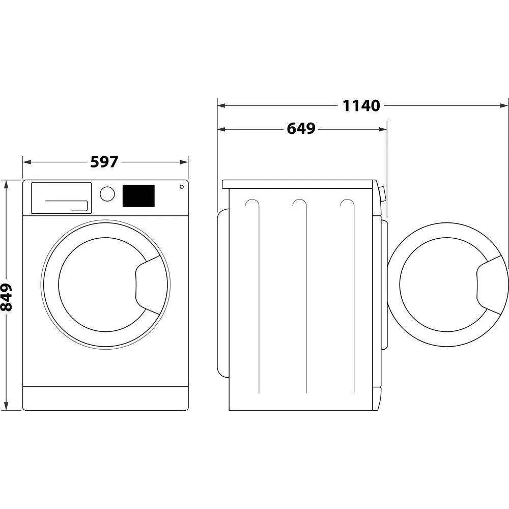 Hotpoint H8D94SBUK Gentlepower 9kg Heat Pump Tumble Dryer Silver