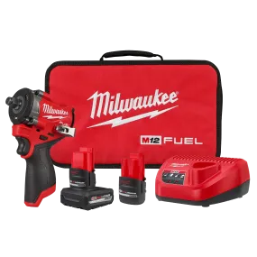 Impact Wrench Kit - Milwaukee M12 FUEL™ Stubby 1/2" Impact Wrench Kit, 2563-22