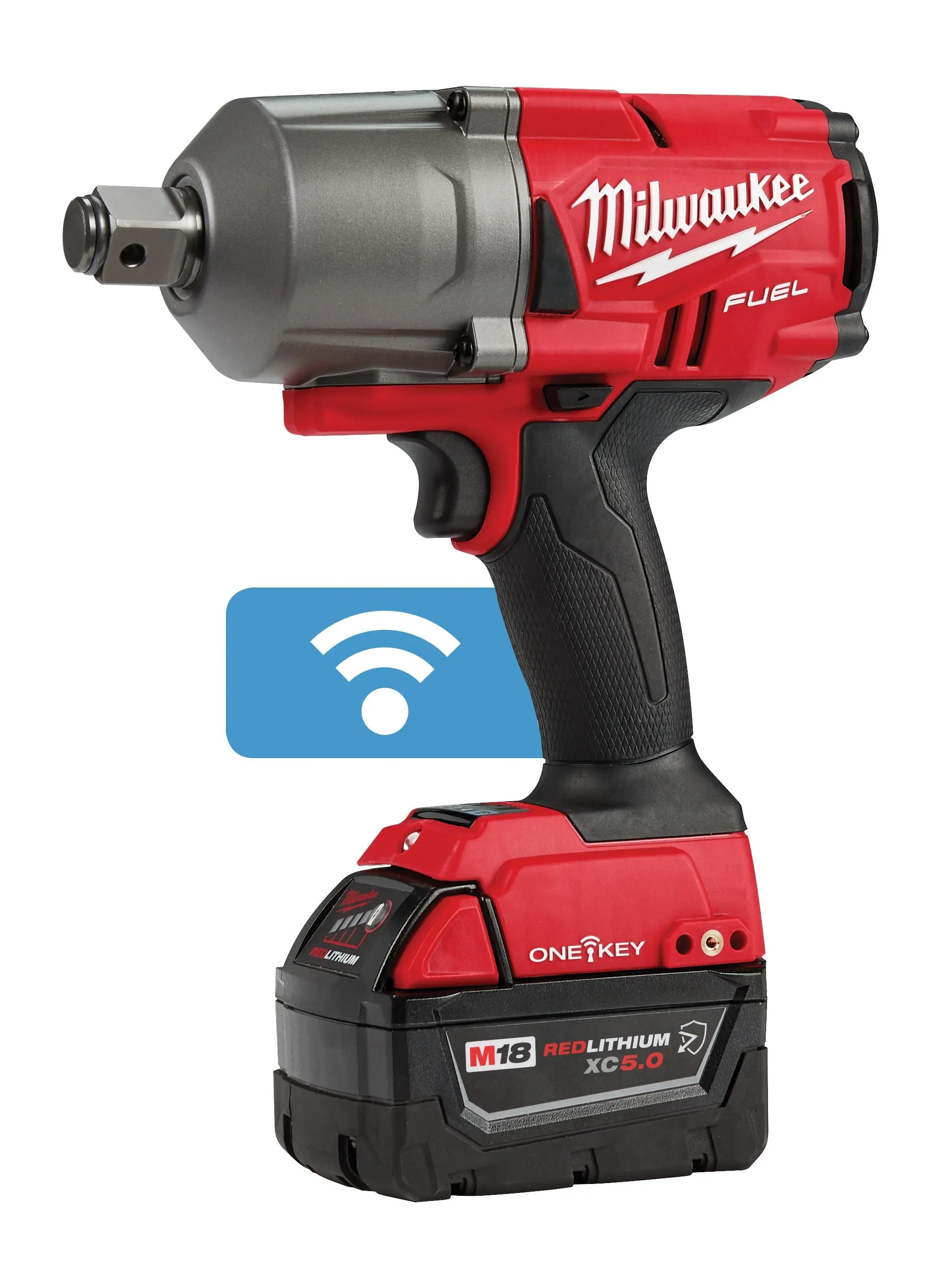 Impact Wrench - Milwaukee M18 FUEL™ w/ ONE-KEY™ High Torque Impact Wrench 3/4" Friction Ring Kit, 2864-22R