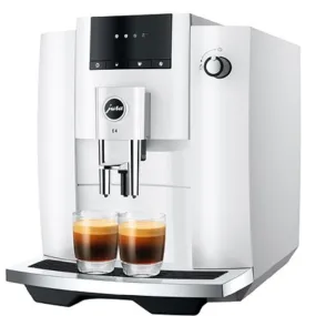 JURA E4 Automated Coffee and Espresso Machine - White