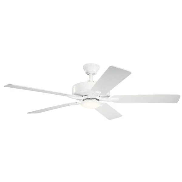 Kichler 330019MWH 52" Basics Pro Designer LED Fan Matte White