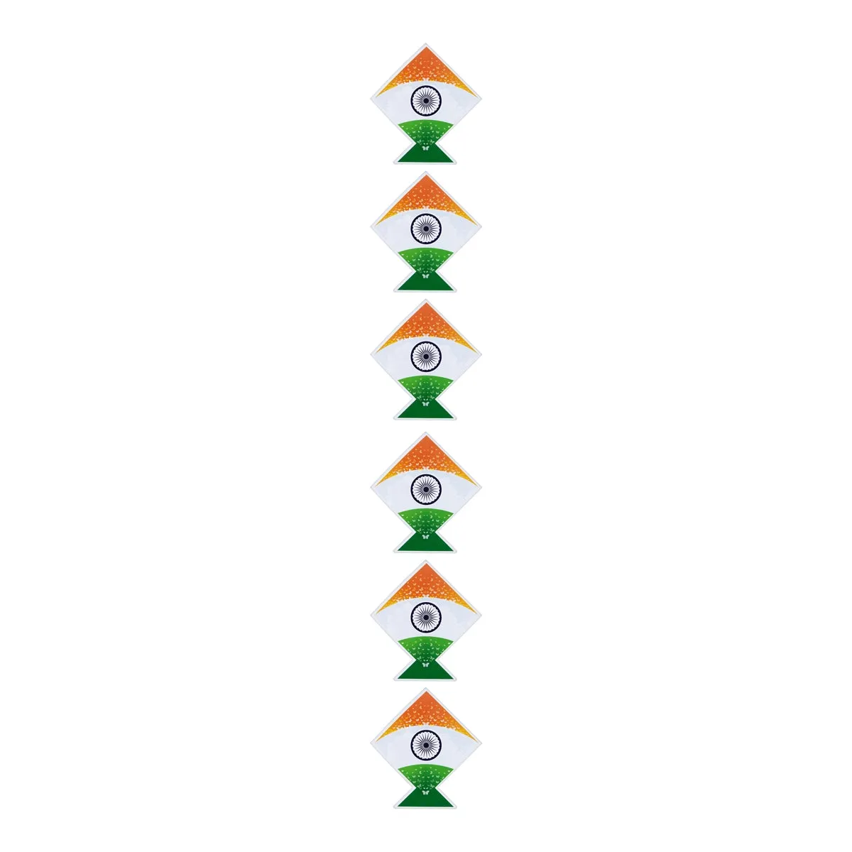 Kite Bunting Paper Wall Hanging | Wall Decor/ Tricolour Kite Design Home Decor Wall Paper/ Republic Day Decor