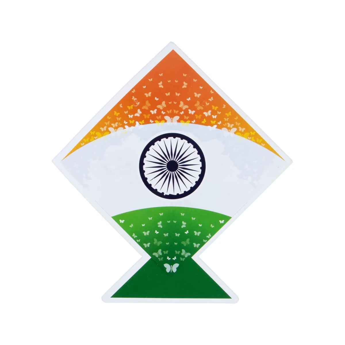 Kite Bunting Paper Wall Hanging | Wall Decor/ Tricolour Kite Design Home Decor Wall Paper/ Republic Day Decor