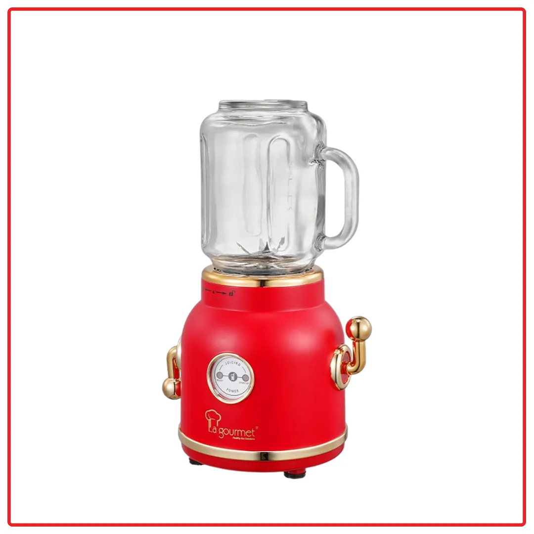 La gourmet LGB-08 (Variety of Colours) 0.6L Healthy Retro Juice Blender