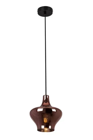 Larissa Pendant 200Mm Transparent Copper