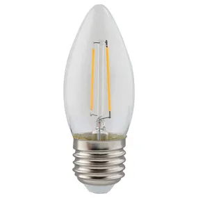 LED Filament Candle E27 2w Warm White