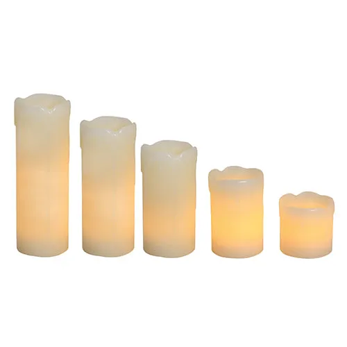 LED Flameless Candle Set 5PC