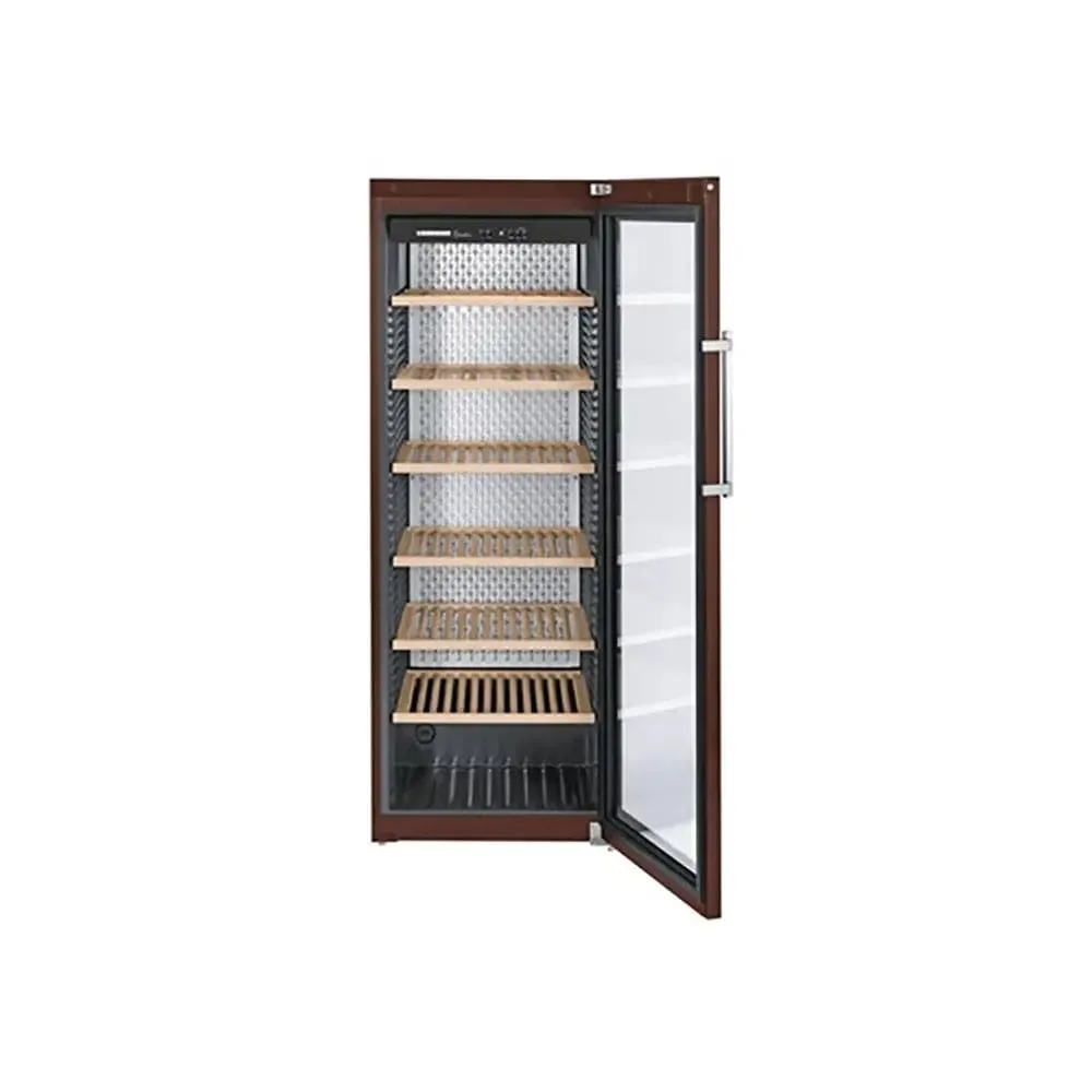 Liebherr WKT5552 GrandCru 526 Litre Wine Storage Cabinet, 253 Bordeaux Bottles, 70cm Wide - Terra, Tinted Insulated Glass Door