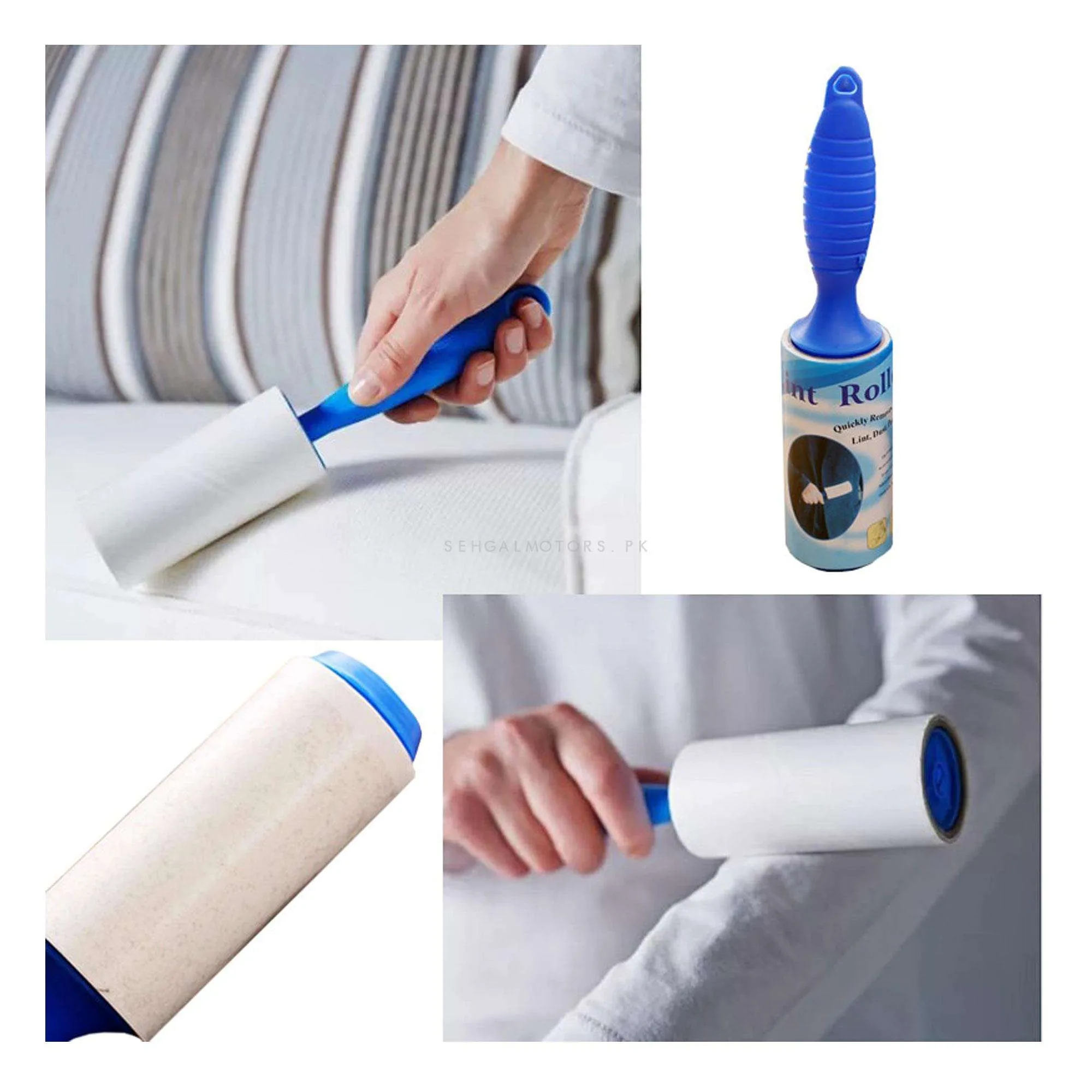 Lint Roller Pet Hair Cleaning Brush Style A - Multi - Car Clean | Carpet Clean Sticky Lint Brush