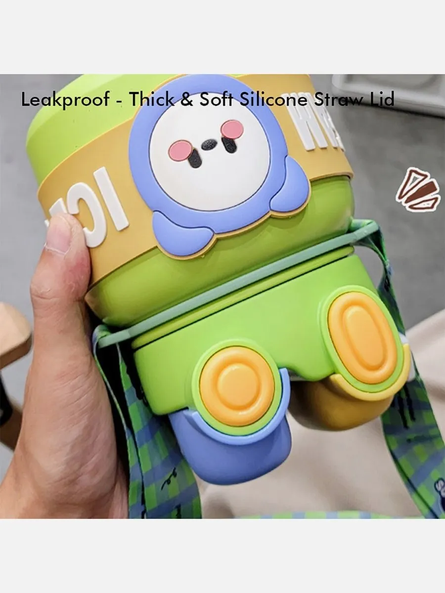 Little Surprise Box 2 Way Lid Style Ice cream Theme Kids Water Bottle