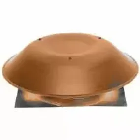 Lomanco 135BR Pan Style Static Roof Ventilator, 14 in, Aluminum, Brown