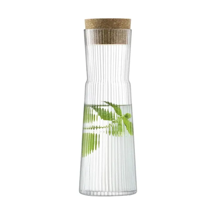 Lsa Gio Line Carafe & Cork Stopper Clear