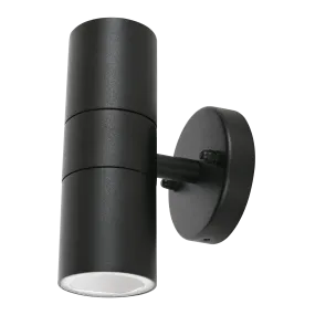 Luma 3 Sand Black Up and Down Facing Outdoor Wall Light