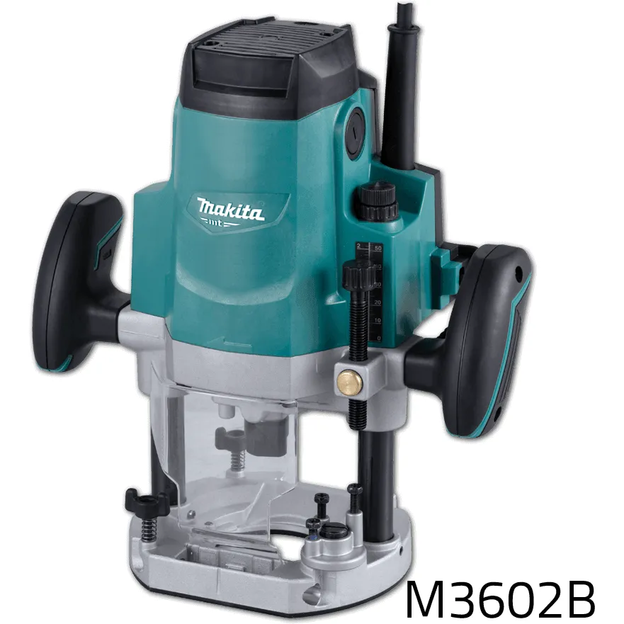 Makita MT M3602B Plunge Router (1/4"&1/2") 1,650W