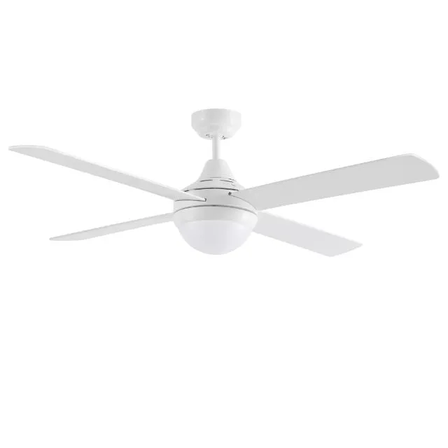 Martec Link 1220mm 4 Blade Ceiling Fan & Light 2 x E27 White