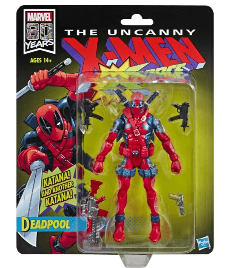 Marvel Comics 80th Anniversary Marvel Legends Deadpool By Hasbro