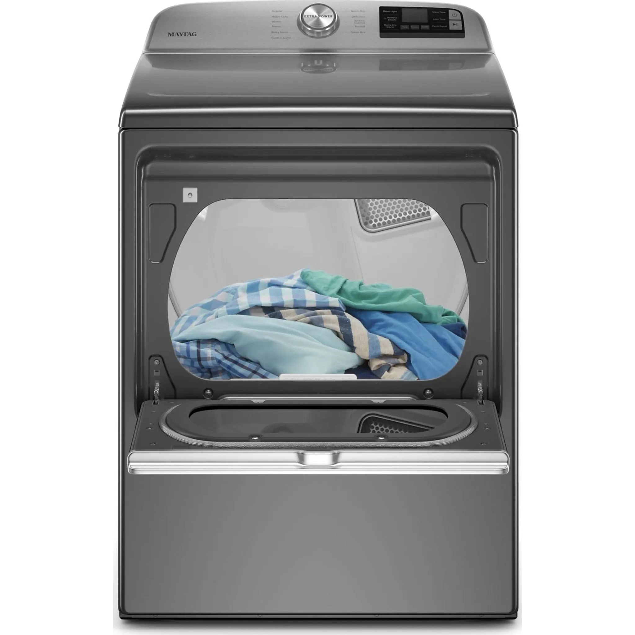 Maytag Smart Top Load Electric Dryer with Extra Power Button - 7.4 cu. ft. (YMED6230HC)