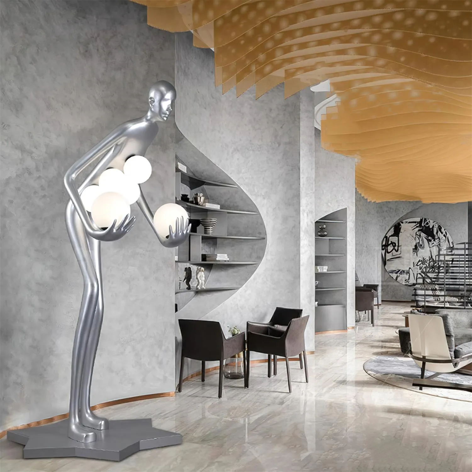 Milly Sculpture Floor Lamp