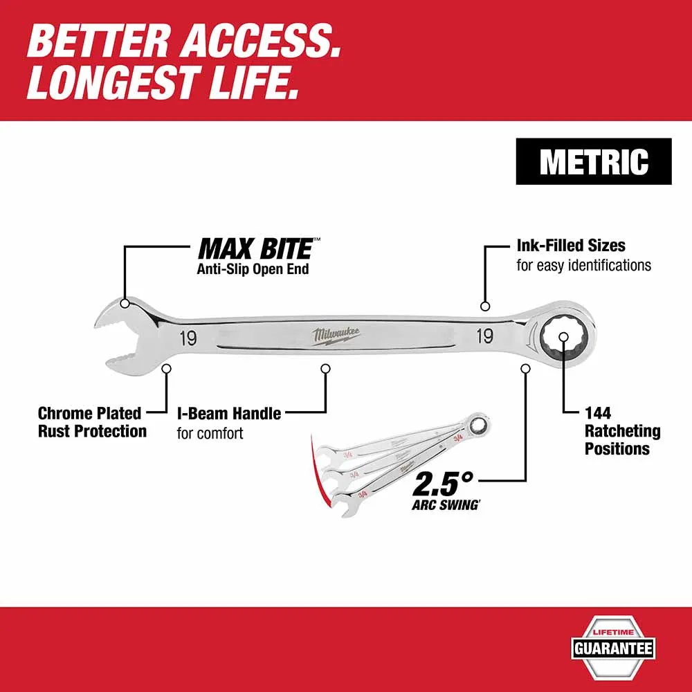 Milwaukee 45-96-9330 30mm Ratcheting Combination Wrench