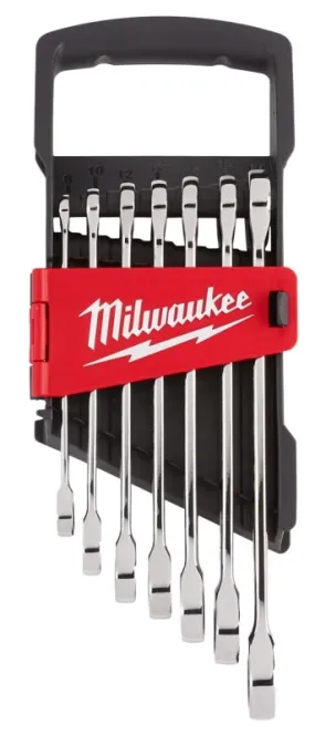 Milwaukee 48-22-9506 Wrench Set, 7-Piece, Alloy Steel, Chrome :SET: QUANTITY: 1