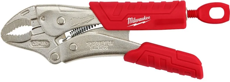 Milwaukee Torque Lock 48-22-3405 Locking Plier, 5 in OAL, Black/Red/Silver Handle, Comfort-Grip, Overmold Handle :CD: QUANTITY: 1