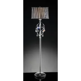 Modern Mid Century Crystal Floor Lamp