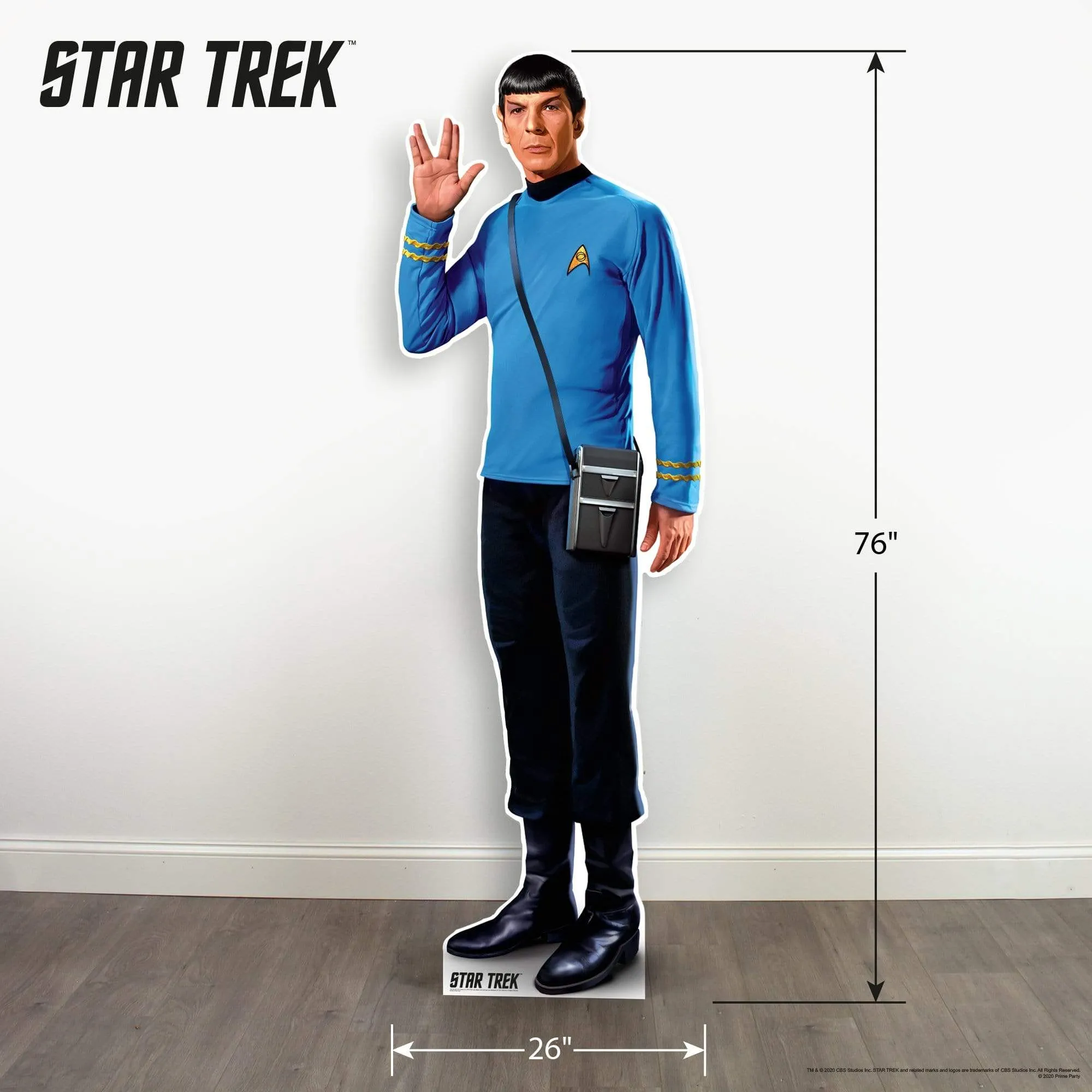 Mr. Spock Vulcan Salute  Life-Size Cardboard Cutout - Officially Licensed Star Trek Merchandise