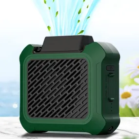 Multifunction Portable Rechargeable Waist & Neck Fan - Personal Wearable Fan for Outdoor, Working and Camping Trip