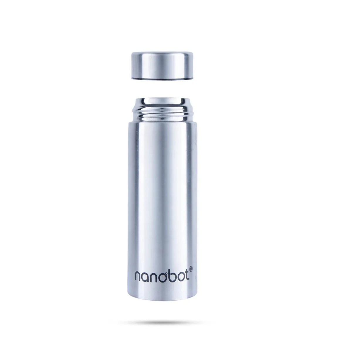 Nanobot Water Bottle - 300 ml | Sleek Colour Water Bottle/ 6 x 2 Inches/ Stainless Steel Water Container for Home