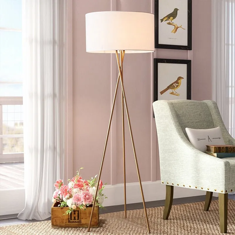 Nordic LED Floor/Table Lamp with Stylish E27 Bulb