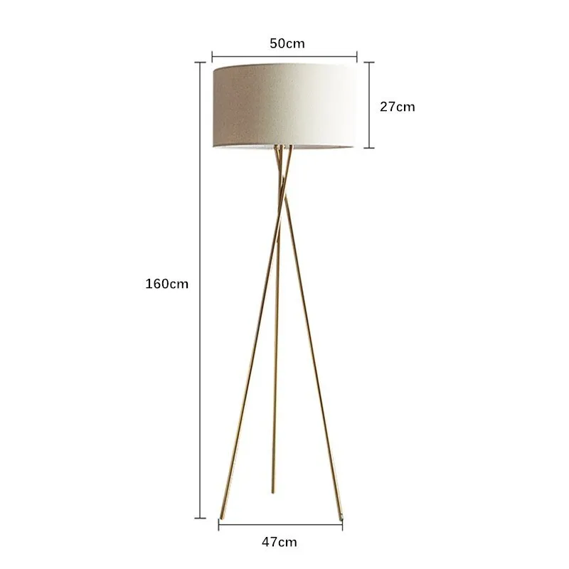 Nordic LED Floor/Table Lamp with Stylish E27 Bulb