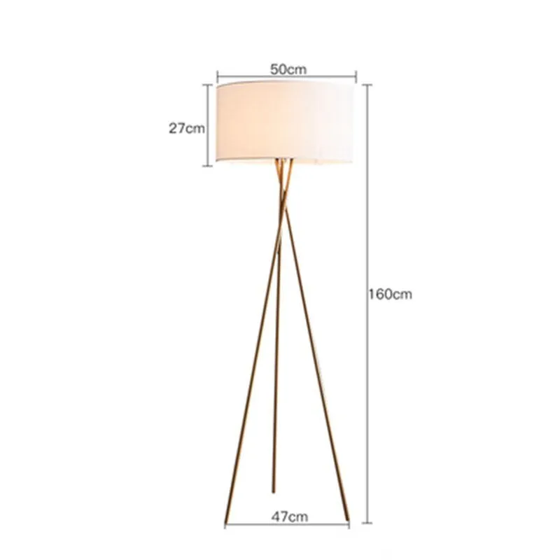 Nordic LED Floor/Table Lamp with Stylish E27 Bulb