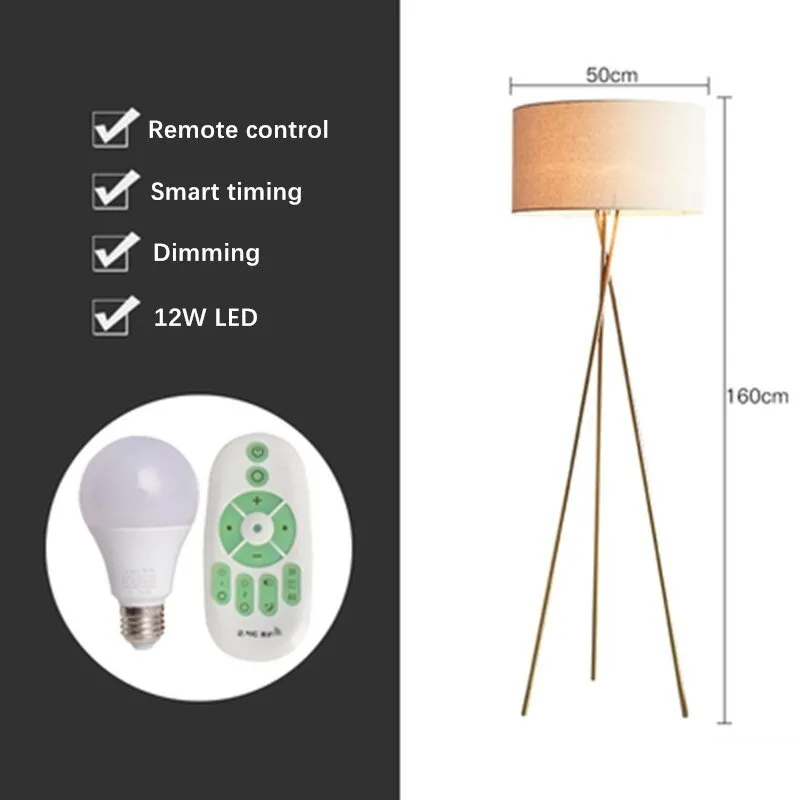 Nordic LED Floor/Table Lamp with Stylish E27 Bulb