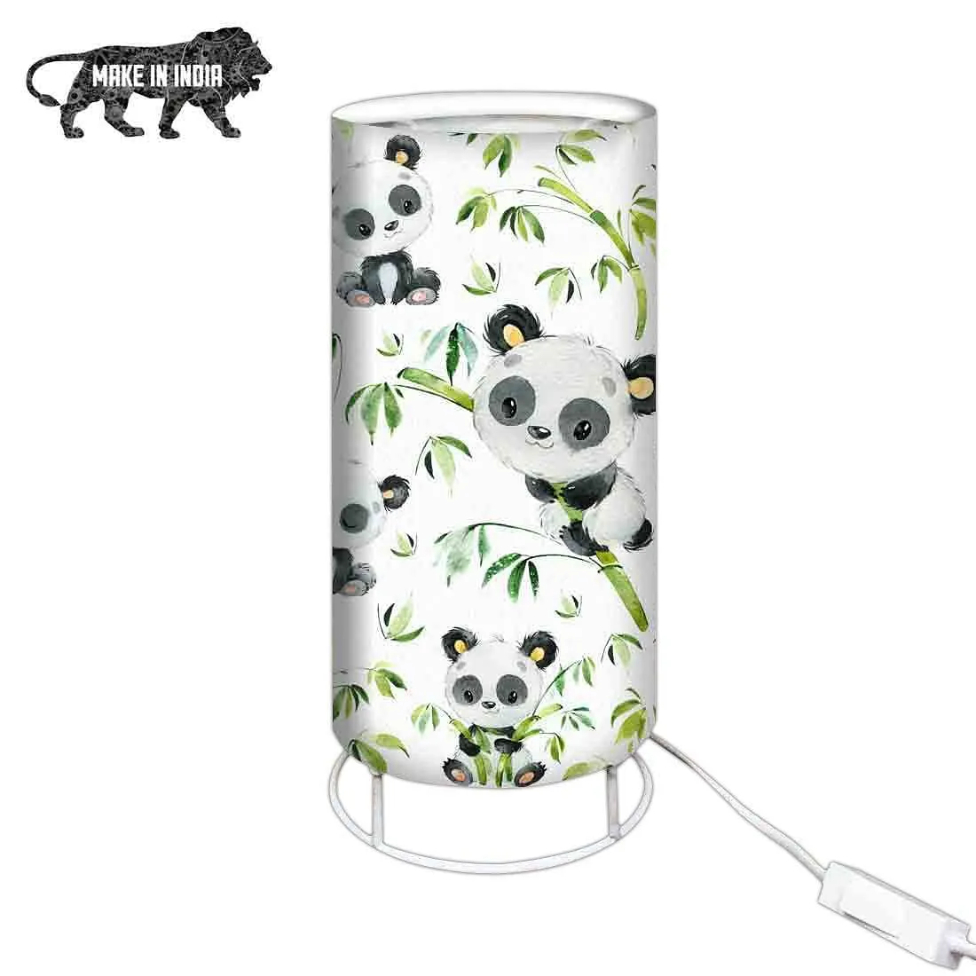 Nutcase Designer Table Floor Lamp for Living Drawing Room Bedroom - Cute Panda