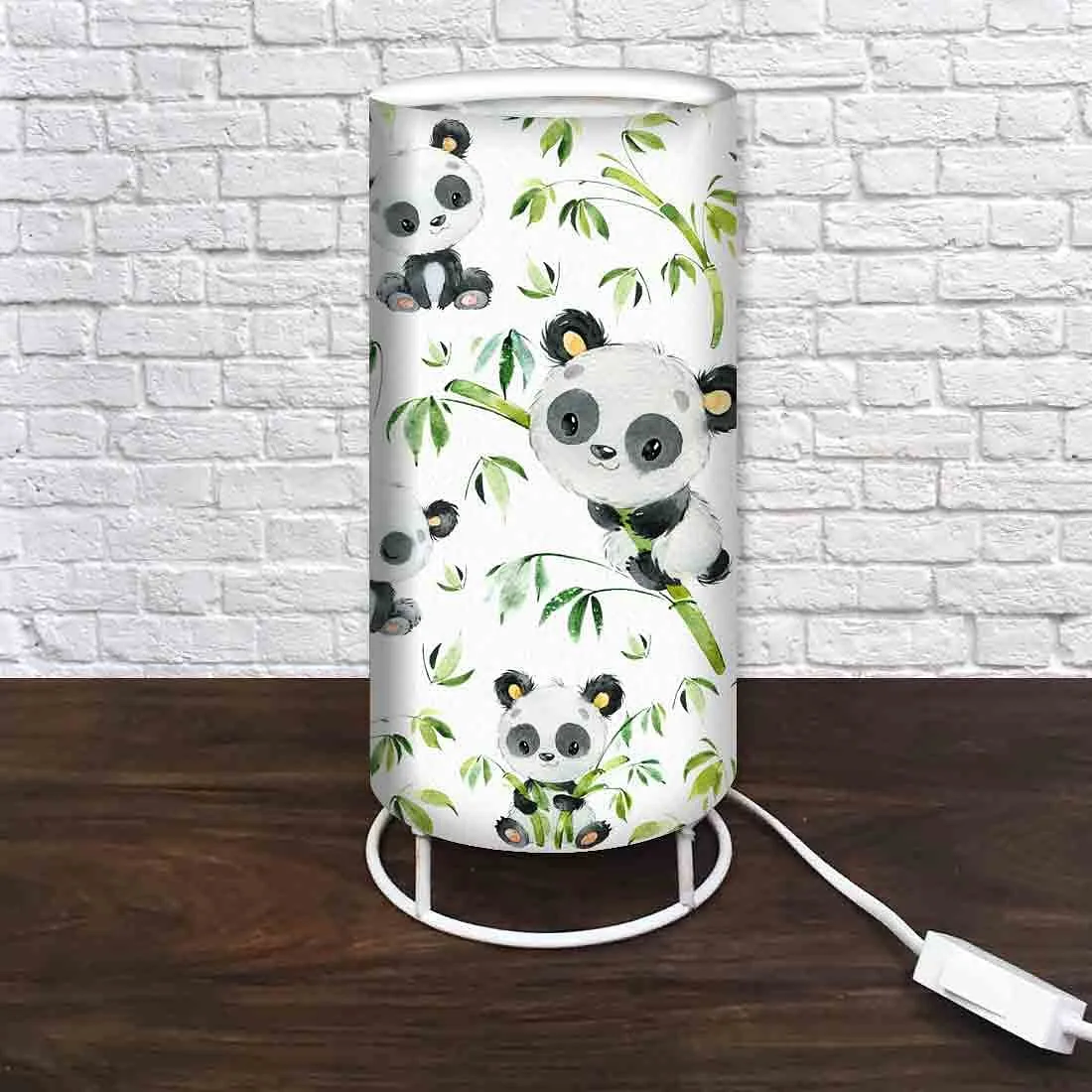 Nutcase Designer Table Floor Lamp for Living Drawing Room Bedroom - Cute Panda