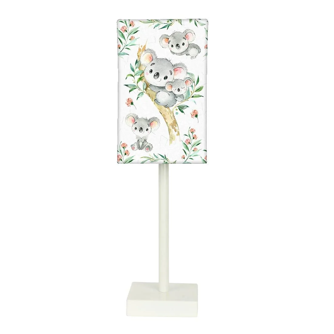 Nutcase Table Lamp for Living Room Bedroom Bedside Lamps with Fabric Shade - Cute Koala