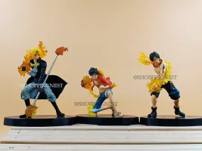 One Piece Ace Sabo Luffy Three Brothers Anime Action Figure | 10 CMS |