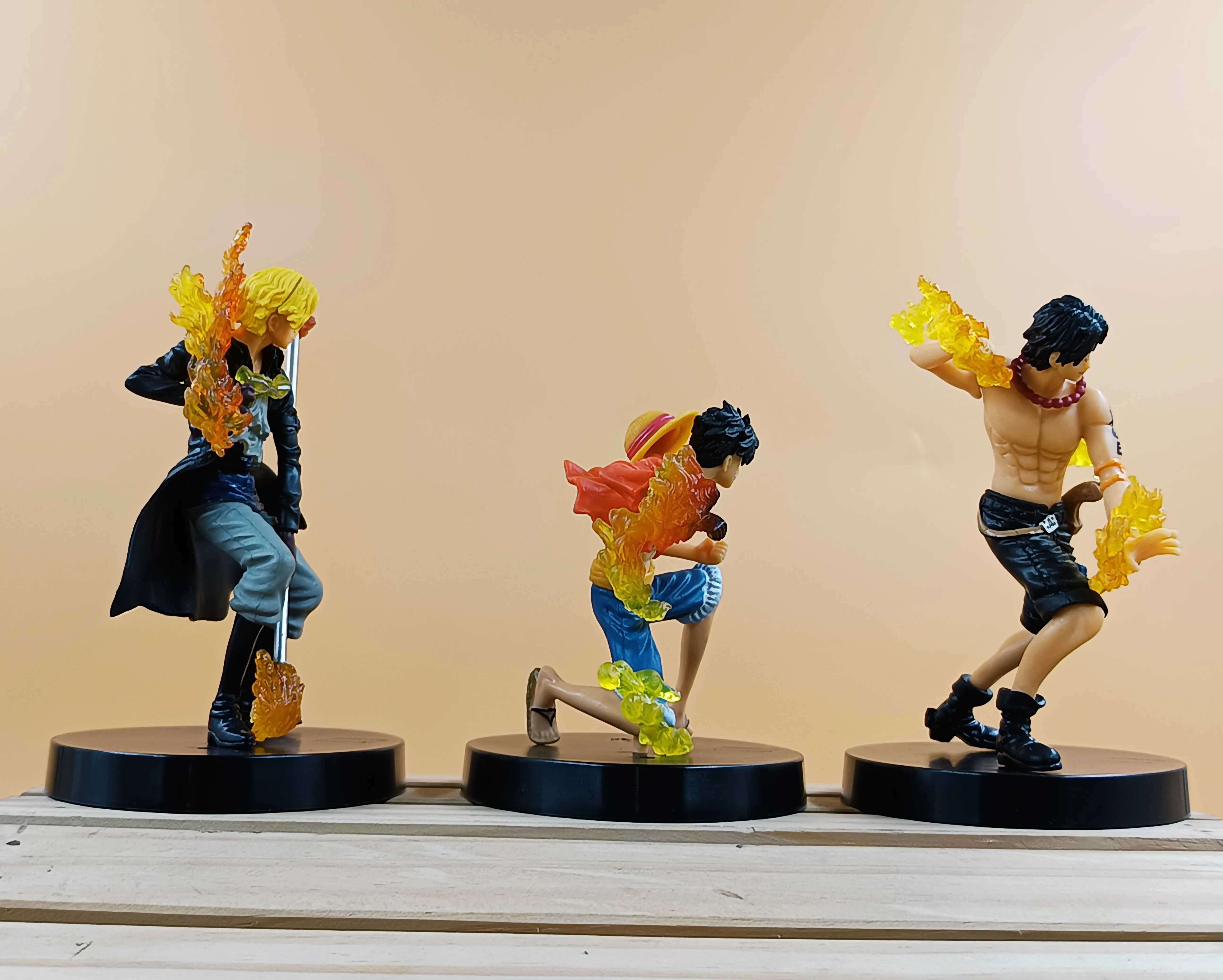 One Piece Ace Sabo Luffy Three Brothers Anime Action Figure | 10 CMS |