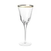 Optical Gold Wine Glass - Set of 4