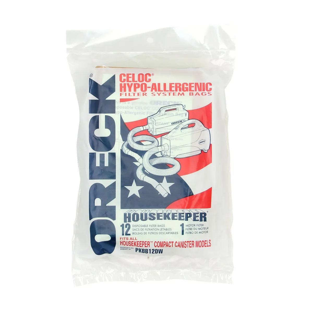 Oreck Handheld Vacuum Bags PKBB12DW