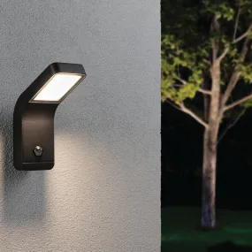 Outdoor Kulma 9W LED Wall Light with Motion Detection in Anthracite