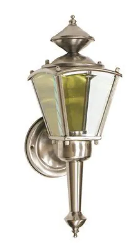 Outdoor Wall Lantern White 13 Inch  Uses (1) 100-Watt Lamp