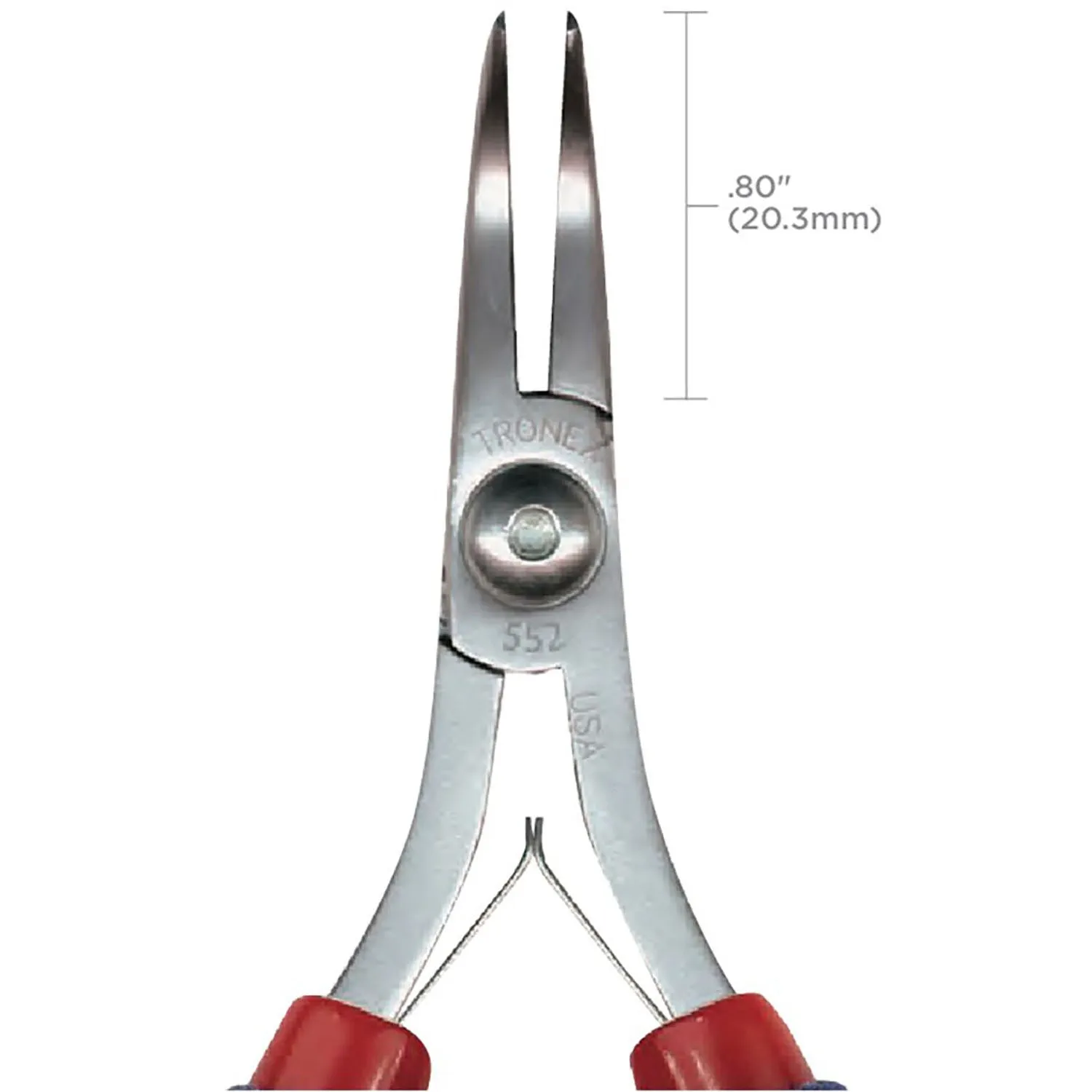 P552/P752 • Bent Nose Pliers - 60° Sturdy Tips