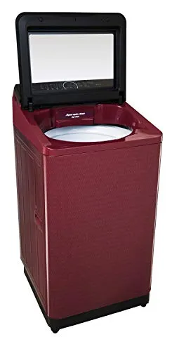 Panasonic 7.5 Kg 5 Star Built-In Heater Fully-Automatic Top Loading Washing Machine (NA-F75AH9RRB, Wine Red, Active Foam System)