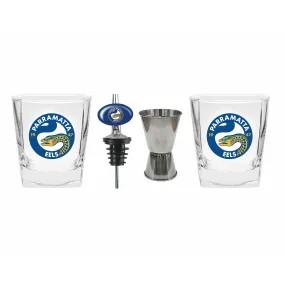 Parramatta Eels Glasses & Pourer