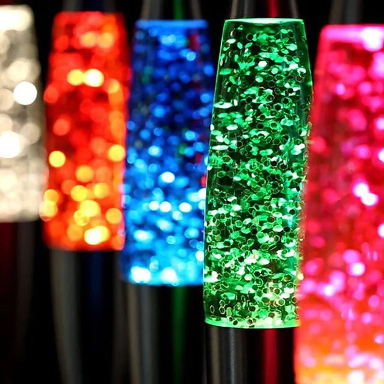 Peace Motion Glitter Lamp | Pink