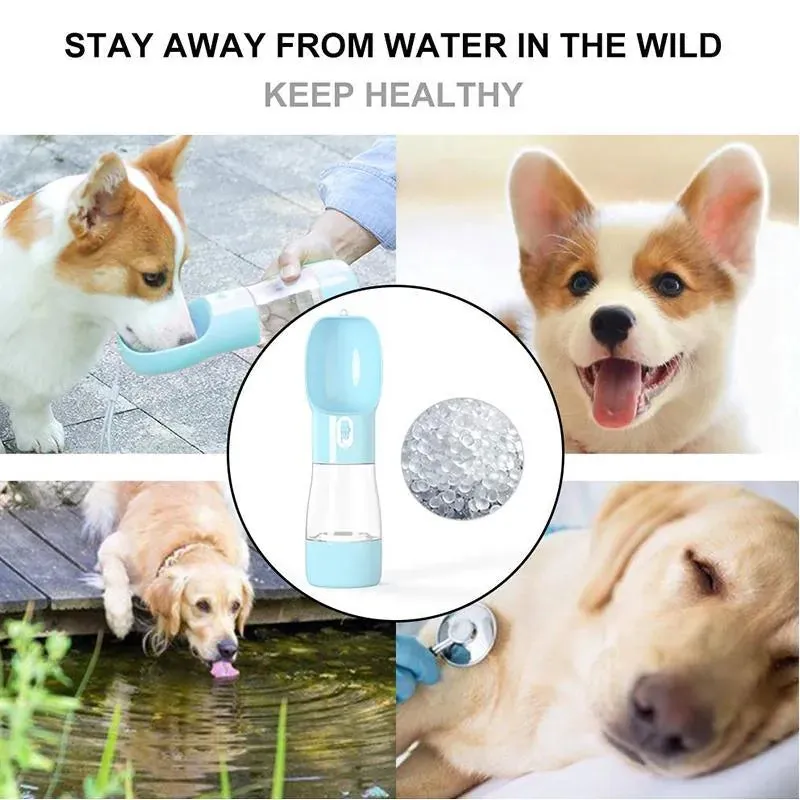 Pet Water Bottle Drinking Travel - BPA Free Cup for Dogs and Cats