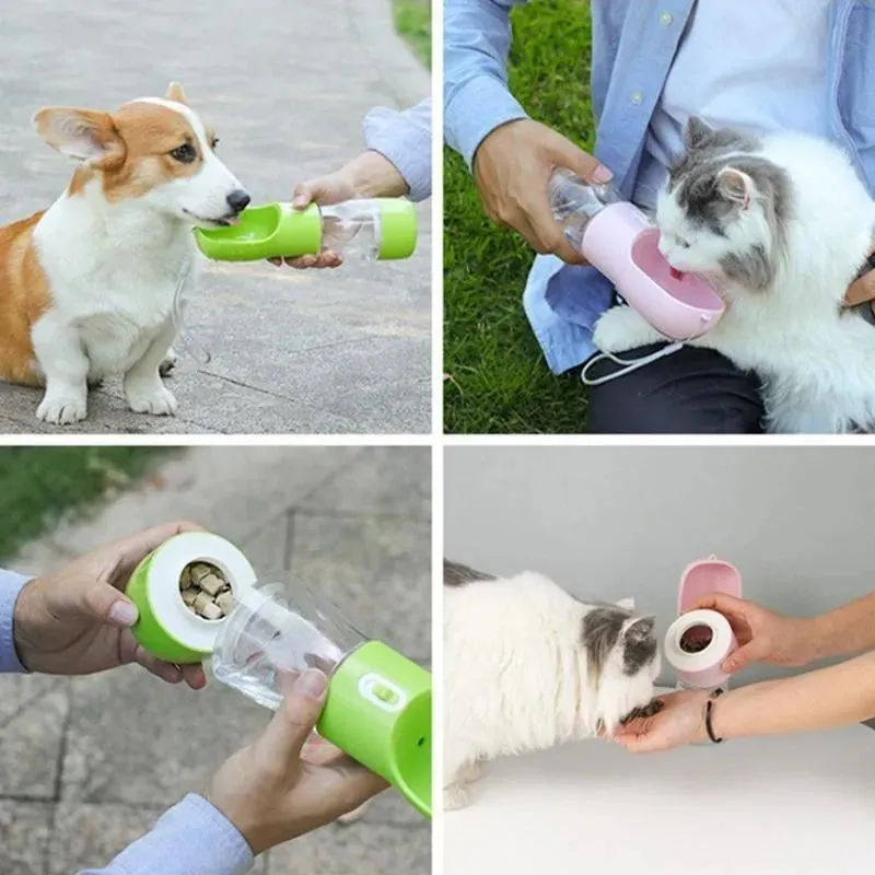 Pet Water Bottle Drinking Travel - BPA Free Cup for Dogs and Cats