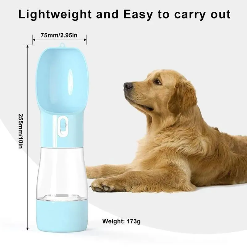 Pet Water Bottle Drinking Travel - BPA Free Cup for Dogs and Cats